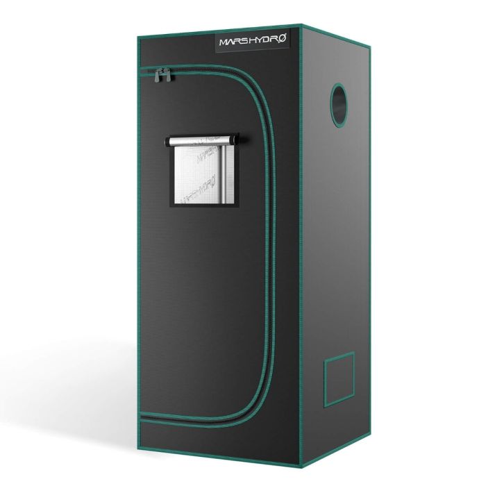 Mars Hydro 2.3×2.3 Grow Tent – 27”X27”X63”(70X70X160cm)
